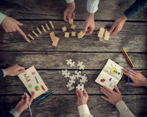 Foto: Geschäftsleute Organisation